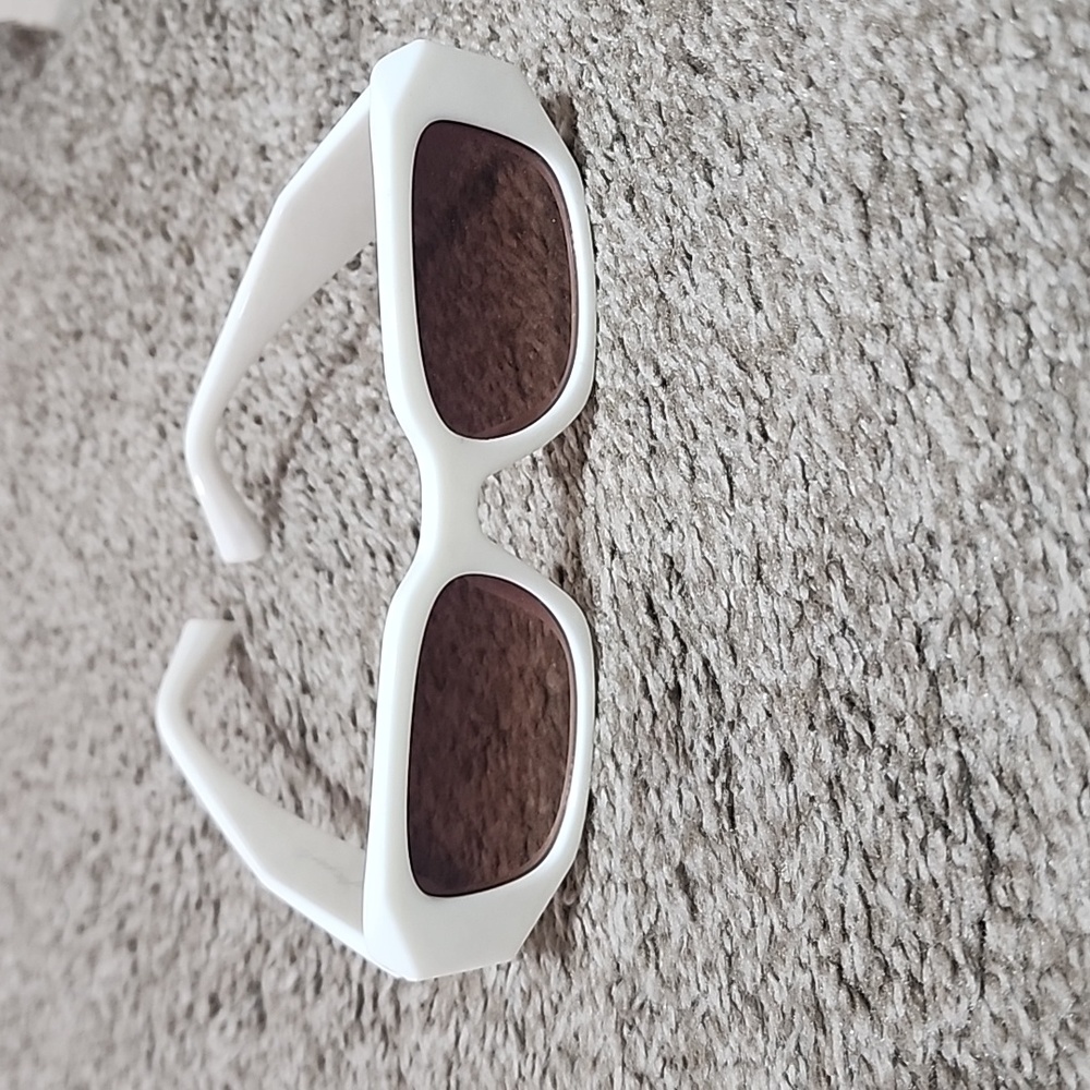 Free people white sunglassed